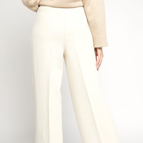 FORTE FORTE Wide Leg Pant in Ivory - Picture 5 of 6